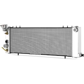 DWVO 2 Row Full Aluminum Radiator Compatible with 1991-2001 Jeep Cherokee 1991-1992 Comanche 2.5L 4.0L