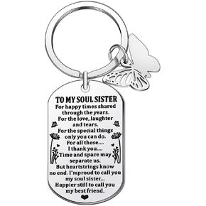 هدايا الصداقة للنساء سلاسل مفاتيح الصداقة هدايا عيد الميلاد لصديقتك BFF Bestie Sister in Kuwait
