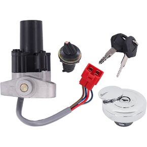 ApplianPar Ignition Switch Lock and Keys Kit for XVS 125 250 400 400C 650 1100 Drag Star V-Star