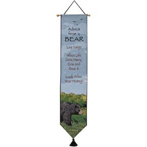Manual Woodworkers & Weavers Bell Pull, Your True Nature, Advice from a Bear