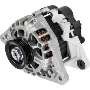 Alternator Compatible with Kia Soul 2010-2011 Spectra 2007-2009 Sportage 2007-2010 Hyundai Elantra 2007-2012 L4 2.0L Replaces 2655635 3730023650 600162 AVA0102 40046020 40046031