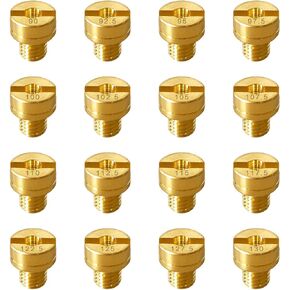 Carburetor Main Jet Kit for Mikuni HS HSR RS TM VM VM22 VM24 VM26 Carburetors Large Round N100.604 (#132.5 ~ #170)