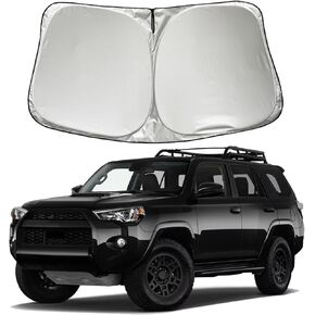 2024 Car Windshield Sun Shade Sunshade Compatible with Toyota 4Runner 4-Runner SR5 TRD PRO Off Road Sport Trail Limited 2024 2023 2022 2021 2020-2010 Accessories, Car Front Window Sun Shield