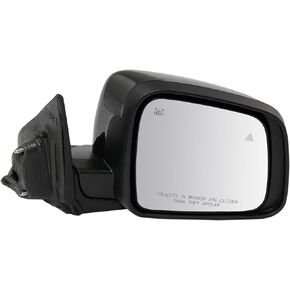 TRQ Mirror Power Heated Signal Memory Blind Spot Black Right RH for Durango