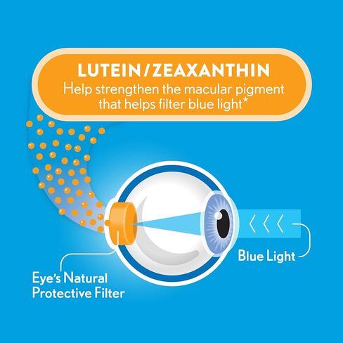 Ocuvite Blue Light Lutein 25mg Lutein & Zeaxanthin Supplement, by Bausch + Lomb, 30 Softgels (Packaging May Vary) in Saudi Arabia