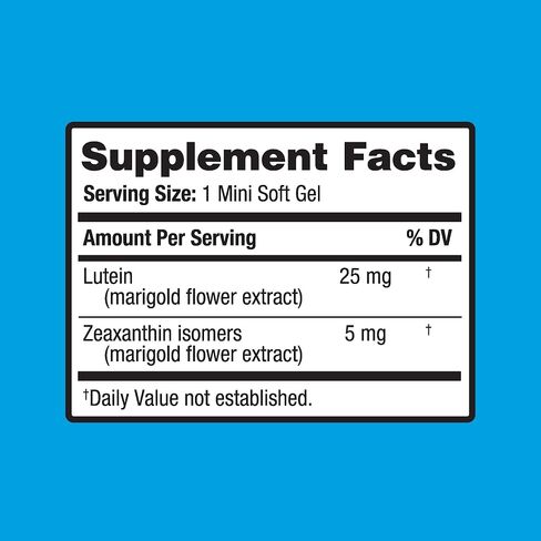 Ocuvite Blue Light Lutein 25mg Lutein & Zeaxanthin Supplement, by Bausch + Lomb, 30 Softgels (Packaging May Vary) in Saudi Arabia