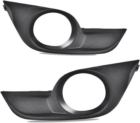 G-PLUS New Pair Of Black Fog Light Covers Grille Bezel Compatible with 2016 2017 2018 2019 Nissan Sentra Fog Lamp Accessories Cover 622564AF0B, NI1039142, 622574AF0B, NI1038142 in Kuwait
