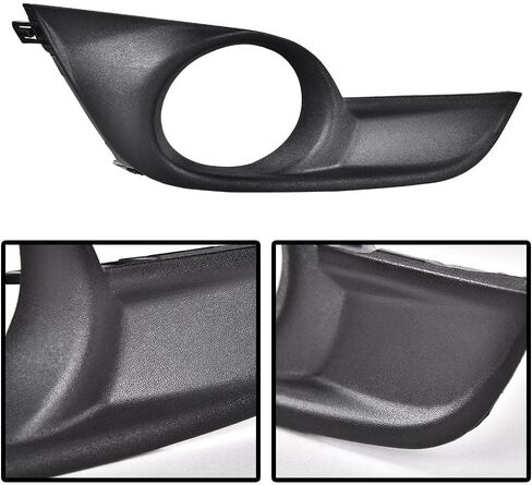 G-PLUS New Pair Of Black Fog Light Covers Grille Bezel Compatible with 2016 2017 2018 2019 Nissan Sentra Fog Lamp Accessories Cover 622564AF0B, NI1039142, 622574AF0B, NI1038142 in Kuwait