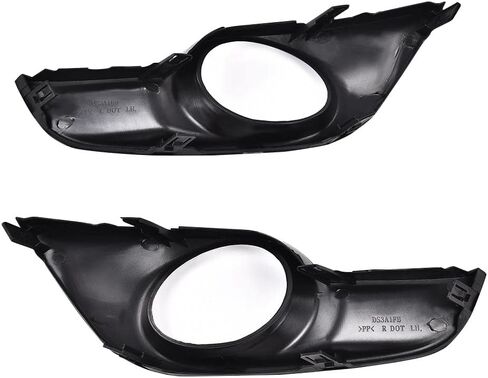 G-PLUS New Pair Of Black Fog Light Covers Grille Bezel Compatible with 2016 2017 2018 2019 Nissan Sentra Fog Lamp Accessories Cover 622564AF0B, NI1039142, 622574AF0B, NI1038142 in Kuwait