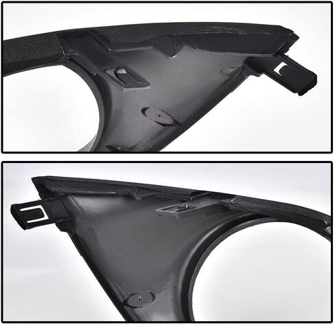 G-PLUS New Pair Of Black Fog Light Covers Grille Bezel Compatible with 2016 2017 2018 2019 Nissan Sentra Fog Lamp Accessories Cover 622564AF0B, NI1039142, 622574AF0B, NI1038142 in Kuwait