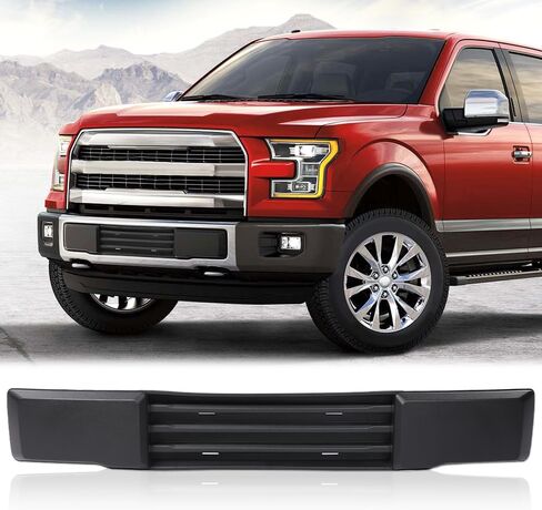 غطاء المصد الأمامي G-PLUS مع سخان كتلة ومصاريع شبكية متوافقة مع Ford F150 2015-2017 FL3Z17E810AA FL3Z17A385A FL3417N388BB FL3Z17E810BA in Kuwait