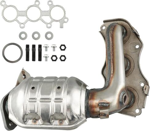 PHILTOP Front Left High Flow Catalytic Converter Fit for 2007-2017 ES350/Camry/Venza 3.5L,2005-2018 Avalon 3.5L Stainless Steel High Flow Catalytic Converter OE 16470,40672(EPA Compliant) in Saudi Arabia