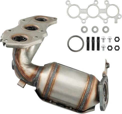 PHILTOP Front Left High Flow Catalytic Converter Fit for 2007-2017 ES350/Camry/Venza 3.5L,2005-2018 Avalon 3.5L Stainless Steel High Flow Catalytic Converter OE 16470,40672(EPA Compliant) in Saudi Arabia