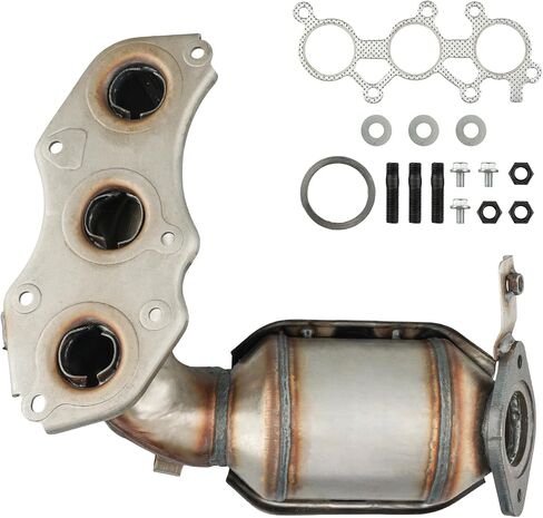 PHILTOP Front Left High Flow Catalytic Converter Fit for 2007-2017 ES350/Camry/Venza 3.5L,2005-2018 Avalon 3.5L Stainless Steel High Flow Catalytic Converter OE 16470,40672(EPA Compliant) in Saudi Arabia