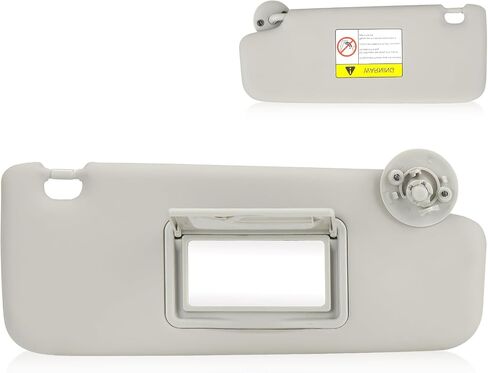 Left & Right Sun Visor for 2012-2019 Chevy Sonic, 2013-2016 Spark, Driver & Passenger Side Sunvisor Beige Grey Sunvisor Replace P95327509 P95327507 in Saudi Arabia