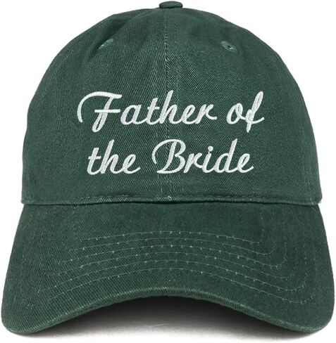 Trendy Apparel Shop Father of The Bride Embroidered Wedding Party Brushed Cotton Cap in Saudi Arabia