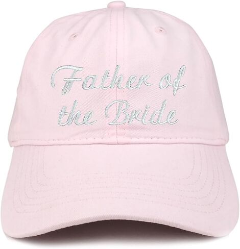 Trendy Apparel Shop Father of The Bride Embroidered Wedding Party Brushed Cotton Cap in Saudi Arabia