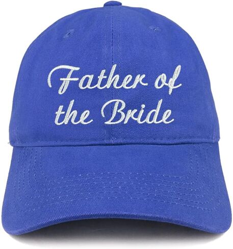 Trendy Apparel Shop Father of The Bride Embroidered Wedding Party Brushed Cotton Cap in Saudi Arabia