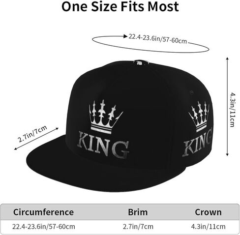 King Cap Cool Baseball Hats Mens Sun Hat Adjustable King Baseball Cap Men Hats in Kuwait