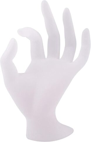 ChezMax Jewery Display Hand Ring Holder - Jewelry Organizer Stand, Necklace Stand, Preppy Jewelry Holder, Aesthetic Room Decor, Transparent Cute Y2k Room Decor for Women in Kuwait