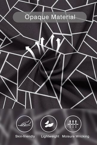 Runwind Women's Midi Dress,3/4 Sleeves V Neck Cocktail Party Dress Curvy Wrap Sexy Geometric Pattern Dresses with Belt in Kuwait