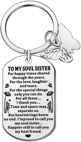 هدايا الصداقة للنساء سلاسل مفاتيح الصداقة هدايا عيد الميلاد لصديقتك BFF Bestie Sister in Kuwait