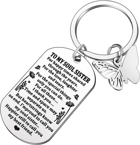 هدايا الصداقة للنساء سلاسل مفاتيح الصداقة هدايا عيد الميلاد لصديقتك BFF Bestie Sister in Kuwait