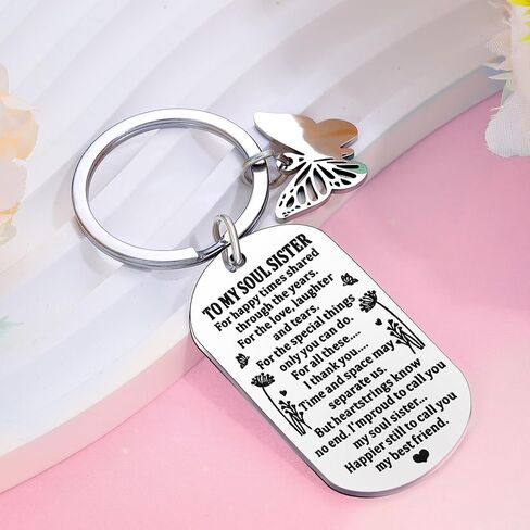 هدايا الصداقة للنساء سلاسل مفاتيح الصداقة هدايا عيد الميلاد لصديقتك BFF Bestie Sister in Kuwait