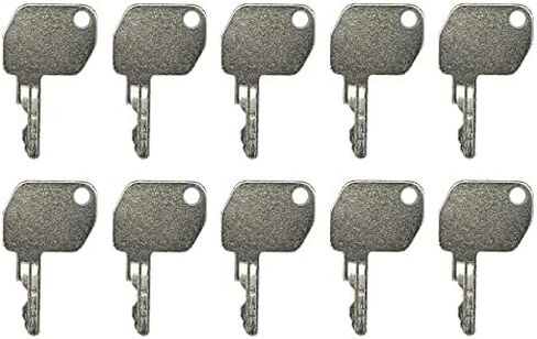 Ignition Keys Replacement for Ford New Holland Case Backhoe and Tractor 86502903, 92274 (5) in Kuwait