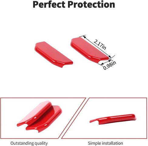 JWWY for Jeep JL Vent Air Outlet Adjustment Cover Trim Fit for 2024-2025 Jeep Wrangler JL JLU Gladiator JT 4xe Interior Accessories 2pcs Red in Saudi Arabia