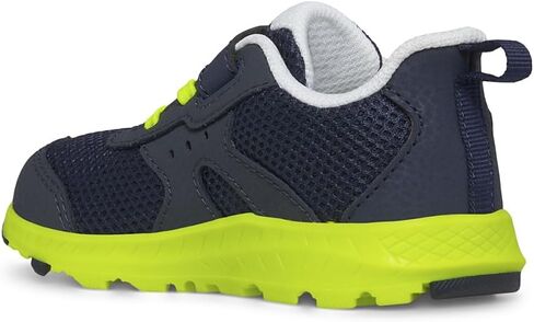 Saucony Ride JR Sneaker, Navy/Citron, 11.5 US Unisex Little Kid in Saudi Arabia