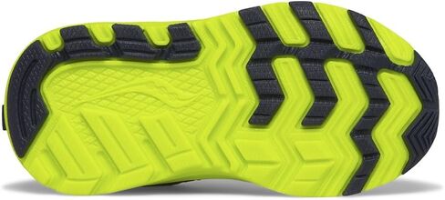 Saucony Ride JR Sneaker, Navy/Citron, 11.5 US Unisex Little Kid in Saudi Arabia
