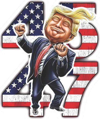 ملصقات ترامب 2024 Take America Back من الفينيل مقاومة للماء، ملصقات وشارات ترامب، ملصق ممتص الصدمات ترامب 2024 للسيارة والشاحنات والدراجات النارية والمنزل والنوافذ والكمبيوتر المحمول in Kuwait