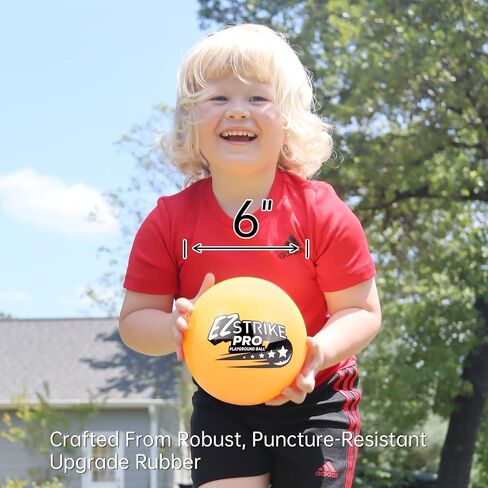 8.5'' Playground Ball Set, Posh Rubber Dodgeballs for Kids and Adults, Handball Kick Ball for Outdoor and Indoor Games, Rubber Balls Includes Pump in Saudi Arabia