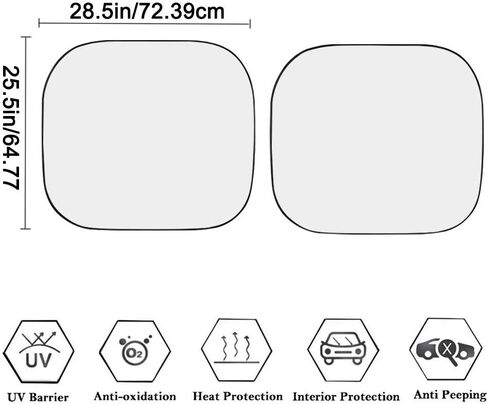 مظلة شمس للزجاج الأمامي للسيارة على شكل زهرة وردة حمراء للنساء، مظلات شمسية للنافذة الأمامية للسيارة قابلة للطي بنمط الأزهار مكونة من قطعتين لمعظم سيارات السيدان وسيارات الدفع الرباعي، تحافظ على برودة سيارتك in Kuwait