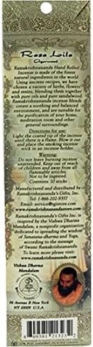 Prabhuji's Gifts Ganga Hand-Rolled Spiritual Incense Sticks from India - Aromatic Sticks - Stick Incense for Meditation - Yoga, Relaxation, & Aromatherapy Incense - Cinnamon, Lavender, and Jasmine in Saudi Arabia