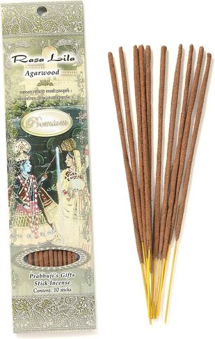 Prabhuji's Gifts Ganga Hand-Rolled Spiritual Incense Sticks from India - Aromatic Sticks - Stick Incense for Meditation - Yoga, Relaxation, & Aromatherapy Incense - Cinnamon, Lavender, and Jasmine in Saudi Arabia