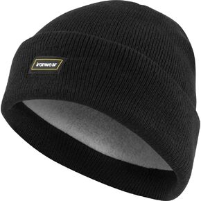 Ironwear 1239-B Polar Fleece Lined Beanie Black