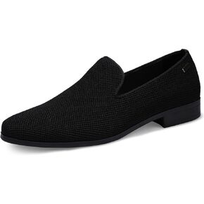 ALLY UNION MAKE FORCE Mens Loafers Dress Slip on Party Wedding Penny Smoking Shoes