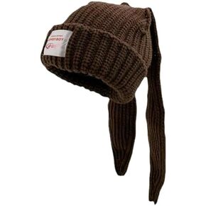 Y2k Hats New Jeans Bunny Ears Hat Kpop Outfits for Women Women's Beanie Hip-hop Beanies Grunge Girl Caps