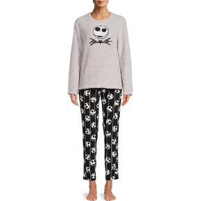 Richard Leeds International Nightmare Before Christmas Women's and Women's Plush License Pajama 2 Piece Set in Saudi Arabia
