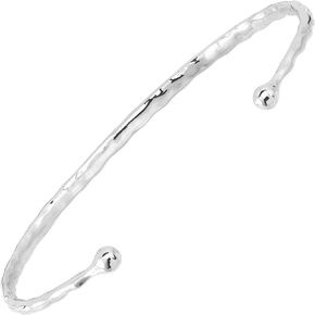 Silpada 'Tromsø It Goes' Hammered Cuff Bracelet in Sterling Silver