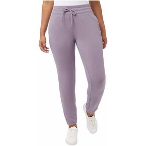 34 Degrees Ladies' Double Soft Jogger | Purple, Rebecca Violet, Large