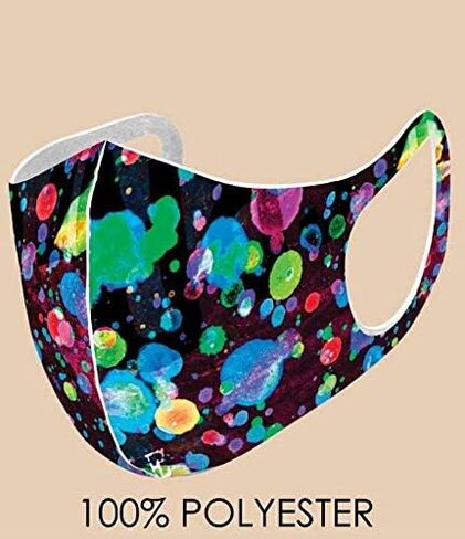 قناع التسامي الأبيض الفارغ من NC Hosiery - قابل للطباعة وقابل للغسل وقابل لإعادة الاستخدام للمراهقين والبالغين in Kuwait