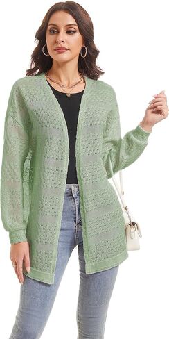 سترة نسائية من BENANCY مفتوحة من الأمام بأكمام طويلة وخفيفة الوزن in Kuwait