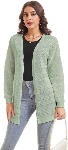 سترة نسائية من BENANCY مفتوحة من الأمام بأكمام طويلة وخفيفة الوزن in Kuwait