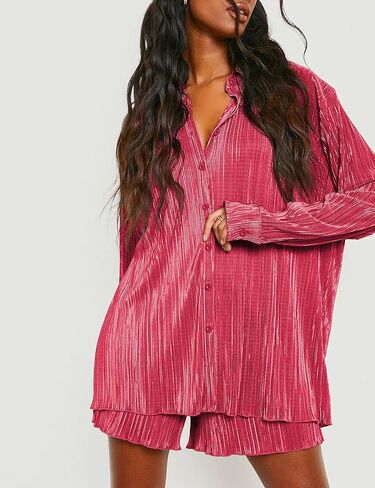 طقم سراويل نسائية من Faleave مكون من قطعتين قميص صيفي مطبوع عليه زهور وأزرار سفلية كبيرة الحجم بخصر عالٍ أطقم قصيرة Y2K ملابس الشارع in Kuwait