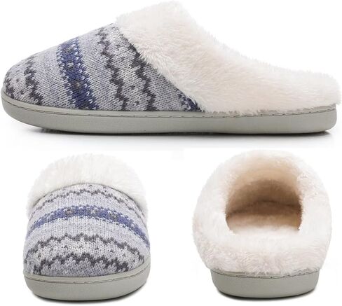 شباشب نسائية من Vonluxe منزل غامض سهلة الارتداء، شباشب دافئة من إسفنج الذاكرة للسيدات، أحذية مريحة للاستخدام في الأماكن الخارجية وغرفة النوم من القطيفة in Kuwait