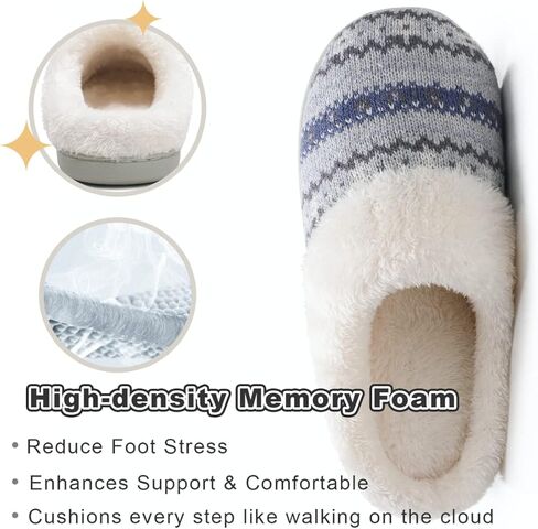 شباشب نسائية من Vonluxe منزل غامض سهلة الارتداء، شباشب دافئة من إسفنج الذاكرة للسيدات، أحذية مريحة للاستخدام في الأماكن الخارجية وغرفة النوم من القطيفة in Kuwait