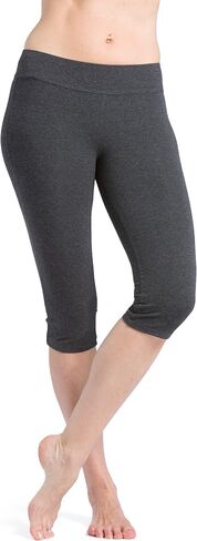 Fishers Finery Women's Ecofabric 16" Fitness Running Athletic Yoga Capri in Kuwait